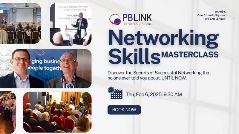 Networking Skills Masterclass 24 London EC