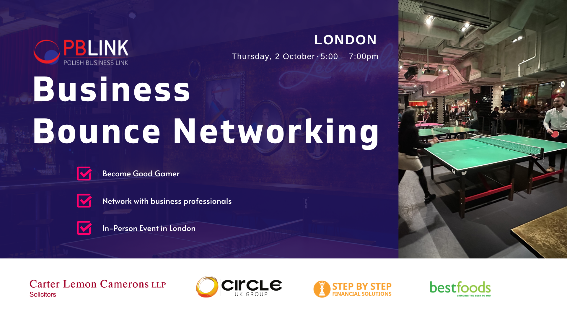 Business Bounce London October 2025