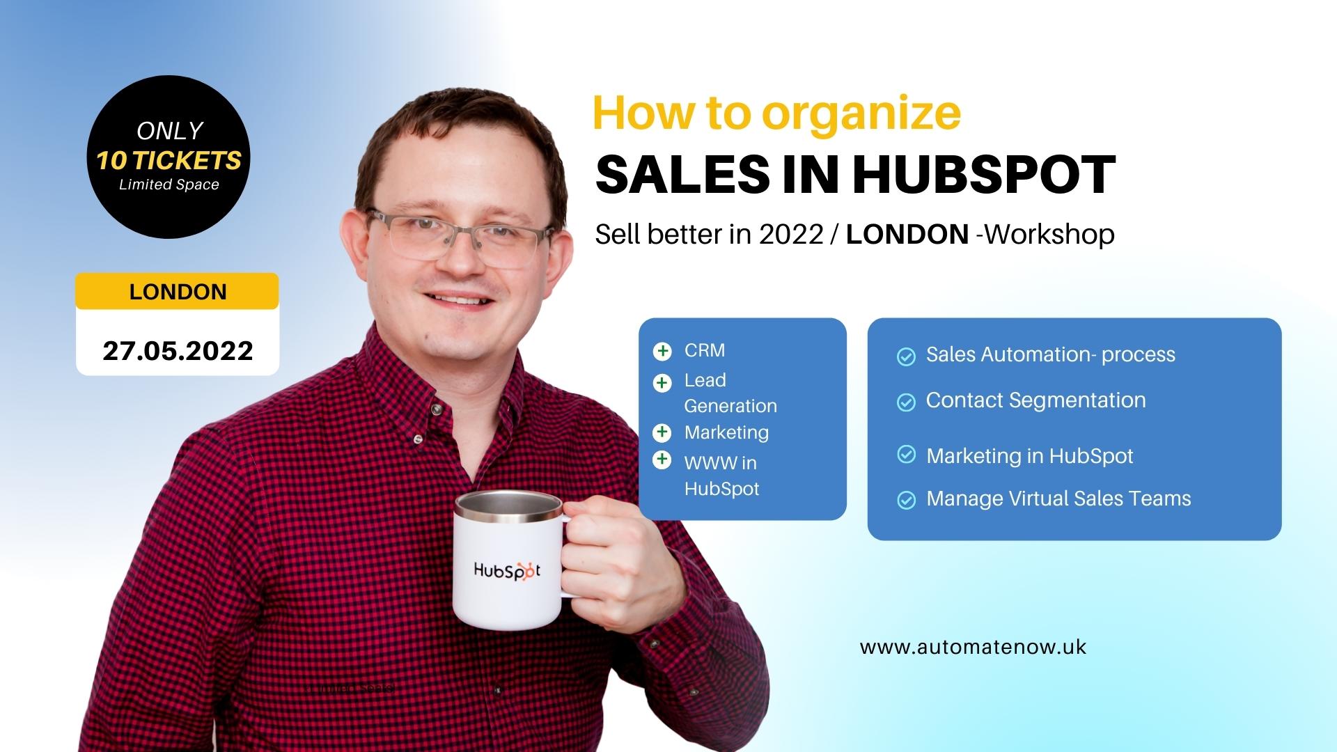 HubSpot sales workshop London