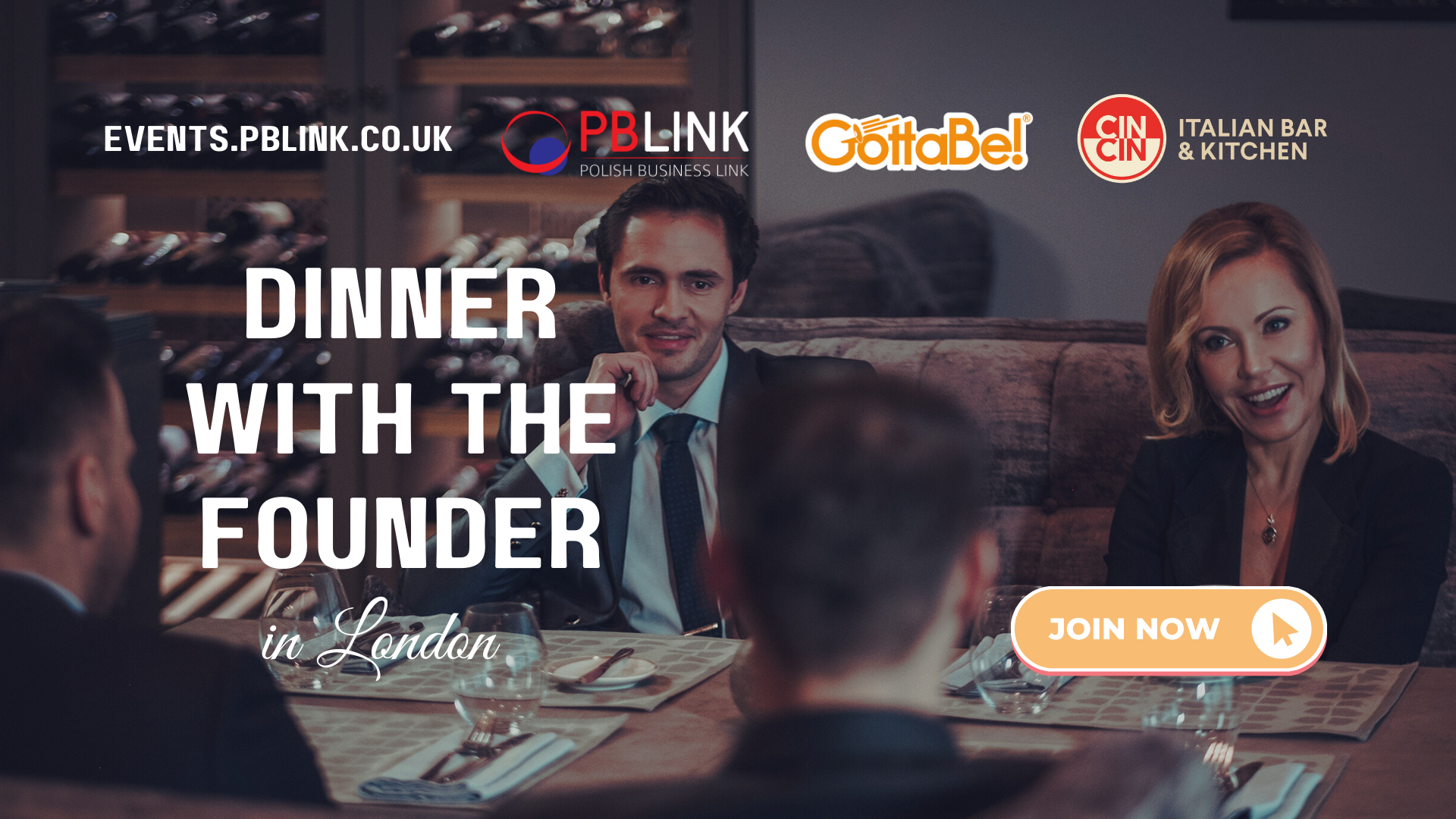 Dinner with a Founder in London - 18.10.23