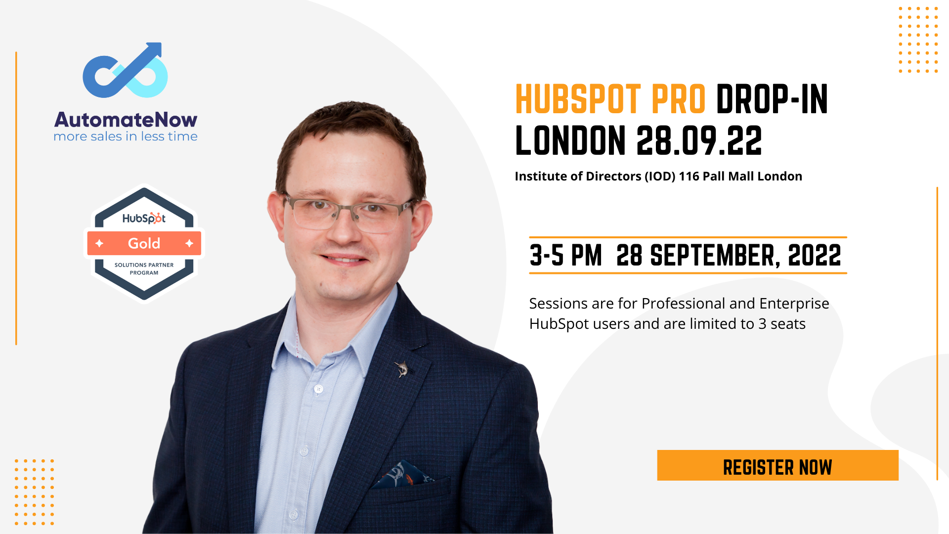 HubSpot Pro Drop-in Session London 28.09.22