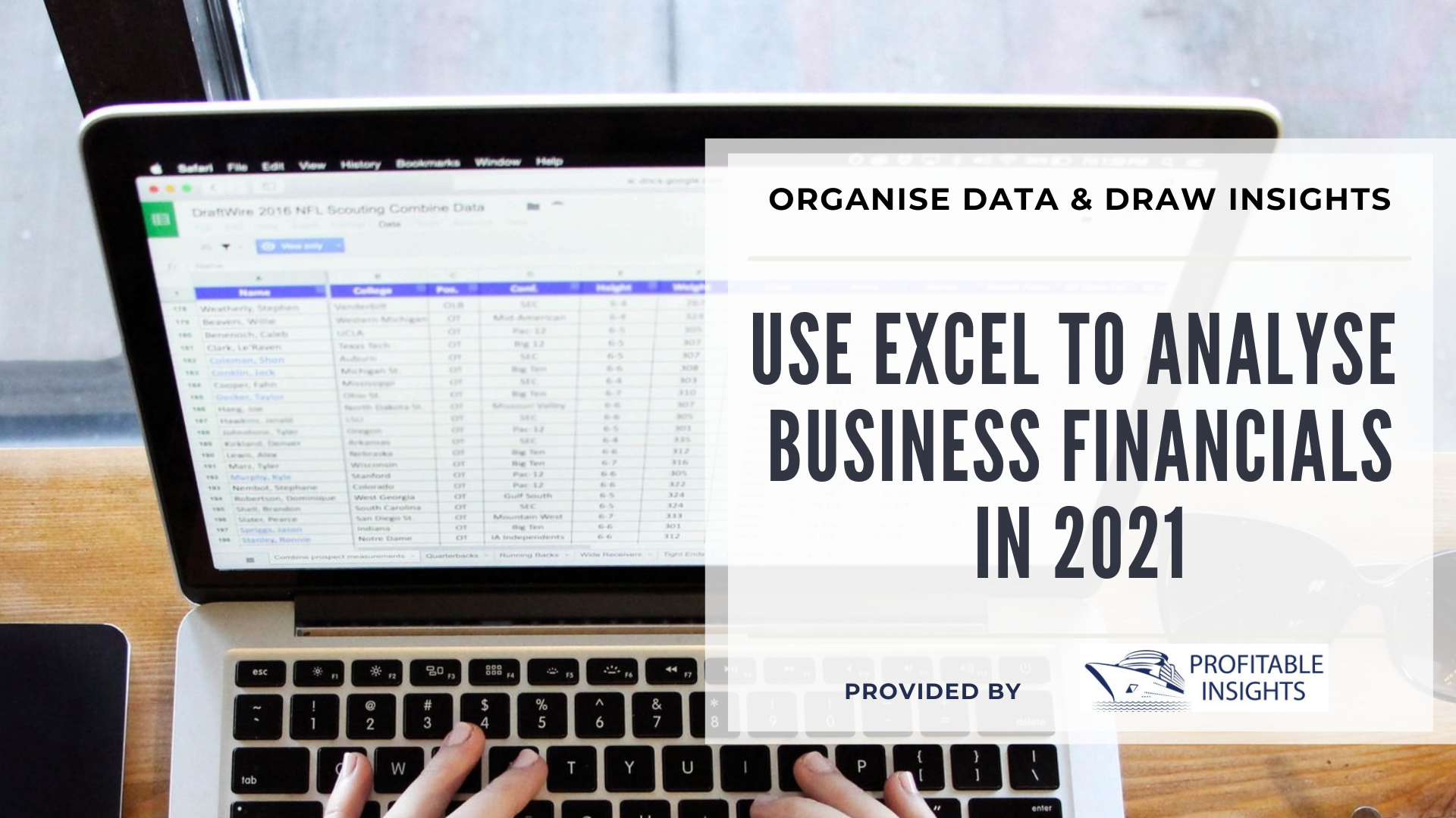 Use Excel to analyse your business financials