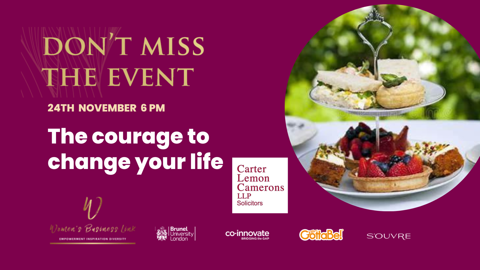 WBL The courage to change your life 24.11.22